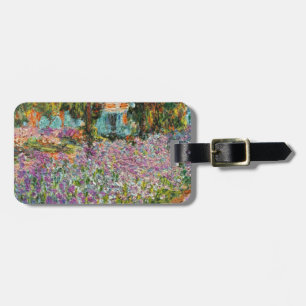Etiqueta Para Maletas Iris en el jardín de Monet