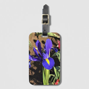 Etiqueta Para Maletas Iris en un campo de tulipán, Woodburn, Oregón