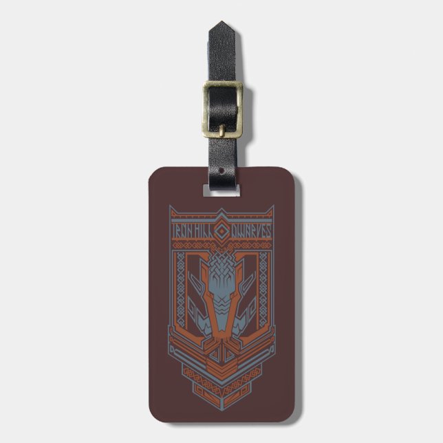 Etiqueta Para Maletas Ironhill Dwards Shield Icon (Frente Vertical)