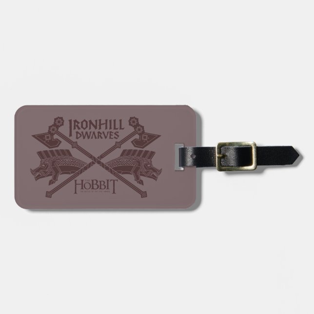 Etiqueta Para Maletas Ironhill enano icono de película (Frente Horizontal)