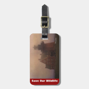 Etiqueta Para Maletas Isla de bloques