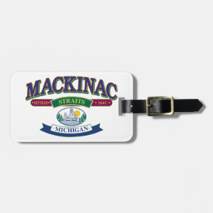 Etiqueta Para Maletas Isla de Mackinac