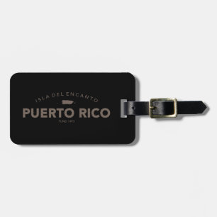 Etiqueta Para Maletas Isla del Encanto, Puerto Rico
