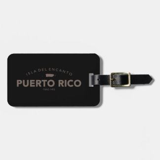 Etiqueta Para Maletas Isla del Encanto, Puerto Rico