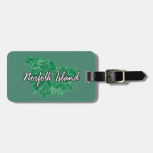 Etiqueta Para Maletas Isla Norfolk