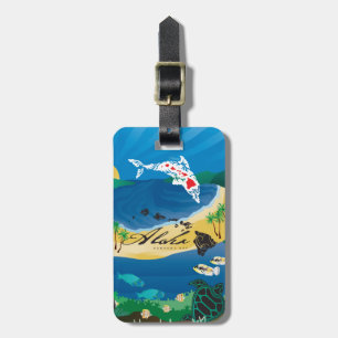 Etiqueta Para Maletas Islas Aloha Hawaii