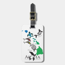 Etiqueta Para Maletas Islas de Hawaii