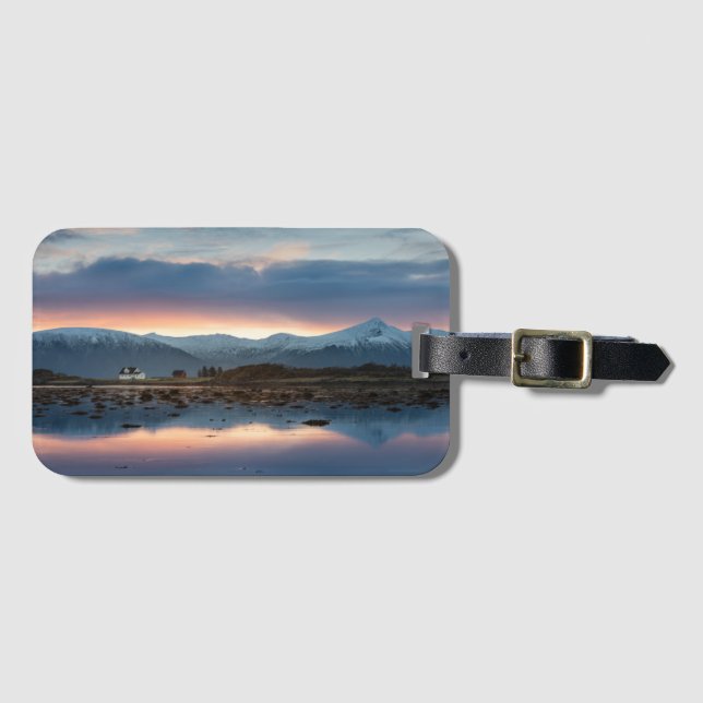 Etiqueta Para Maletas Islas Vesteralen Noruega (Anverso horizontal)