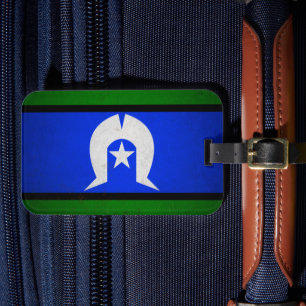 Etiqueta Para Maletas Isleños del Estrecho de Torres