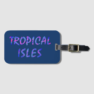Etiqueta Para Maletas Isles Tropical