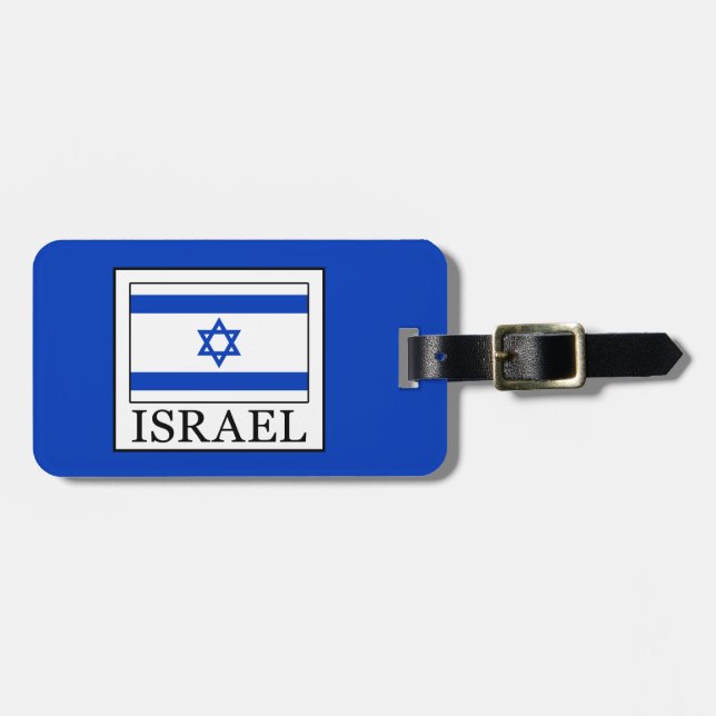 Etiqueta Para Maletas Israel (Frente Horizontal)