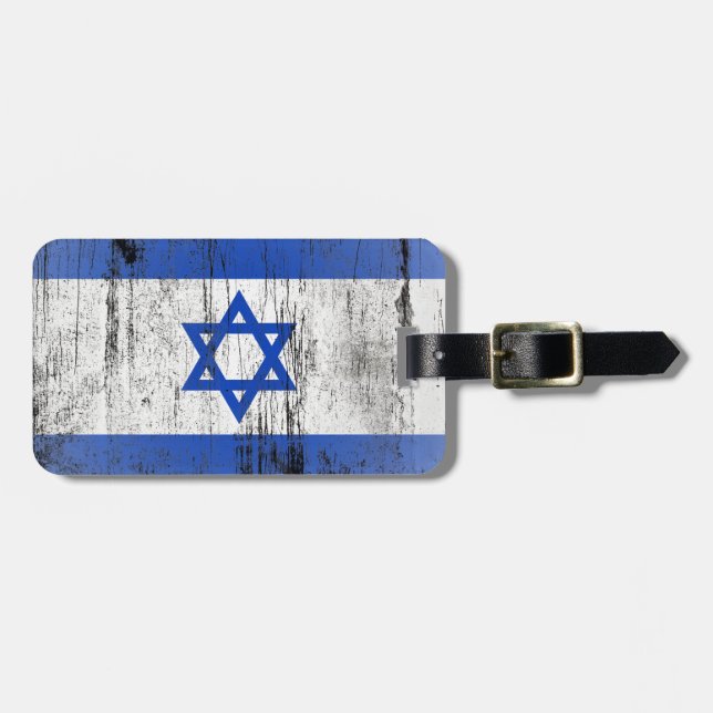 Etiqueta Para Maletas Israel (Frente Horizontal)
