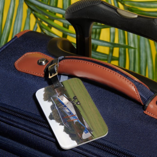 Etiqueta Para Maletas Jackaroo en posición para despegar (Anverso In situ 1)