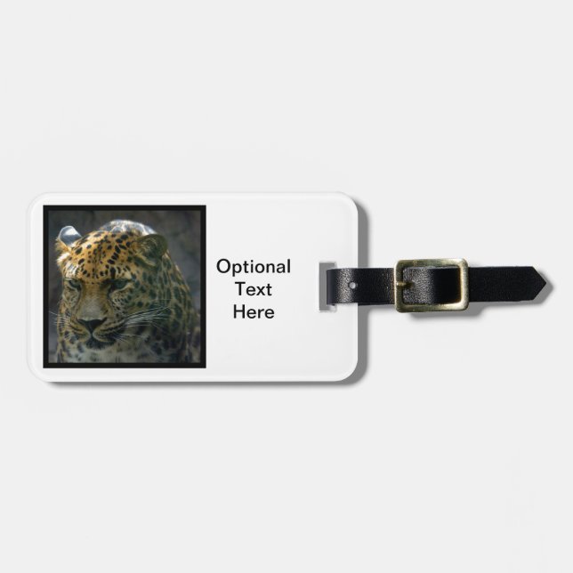 Etiqueta Para Maletas Jaguar (Frente Horizontal)