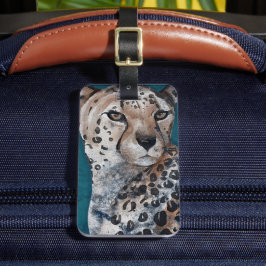 Etiqueta Para Maletas Jaguar elegante