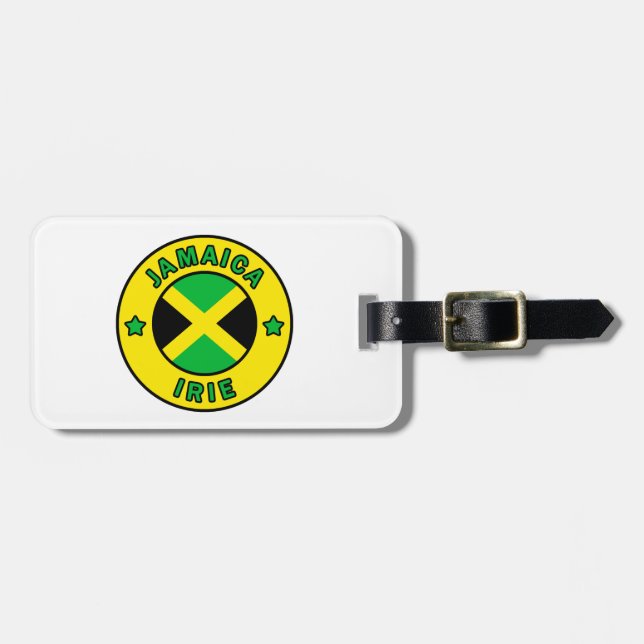 Etiqueta Para Maletas Jamaica Irie (Frente Horizontal)