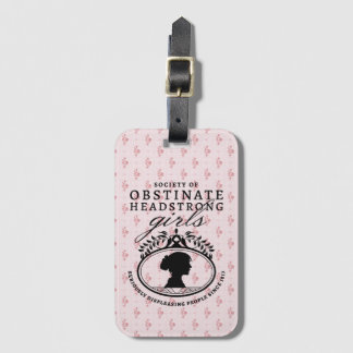 Etiqueta Para Maletas Jane Austen Society of Obstinate Headstrong Girls
