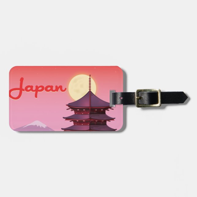 Etiqueta Para Maletas Japón (Frente Horizontal)
