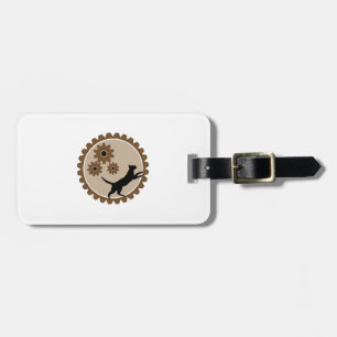 Etiqueta Para Maletas jaula propulsada por perros con ruedas