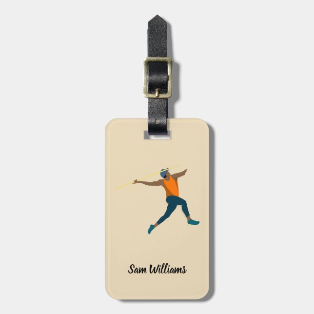 Etiqueta Para Maletas Javelin (Frente Vertical)