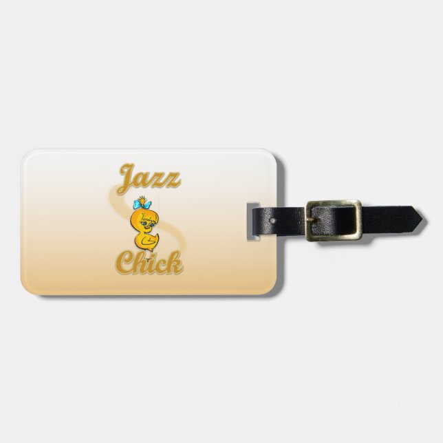 Etiqueta Para Maletas Jazz Chick (Frente Horizontal)