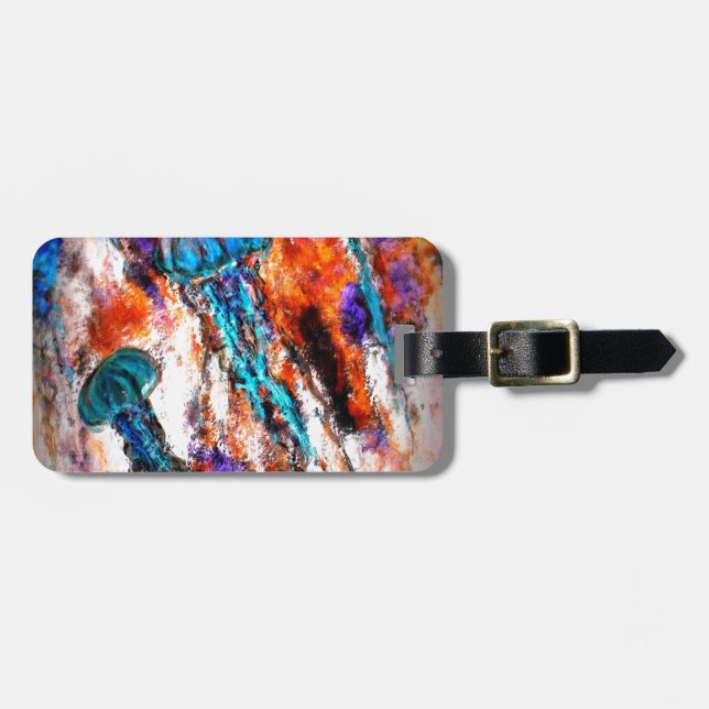 Etiqueta Para Maletas Jellyfish Jump Electric (Frente Horizontal)