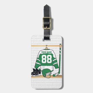 Etiqueta Para Maletas Jersey de encargo del hockey sobre hielo de DG