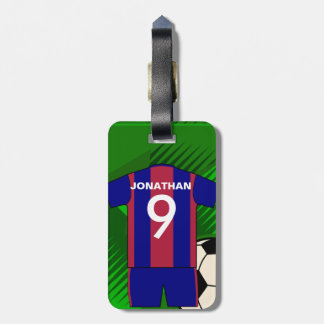 Etiqueta Para Maletas Jersey personalizado del fútbol del fútbol