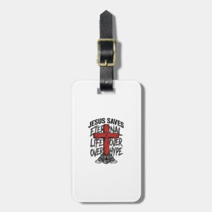 Etiqueta Para Maletas Jesús Salva Camiseta Callejera Cristiana Cruz Vint