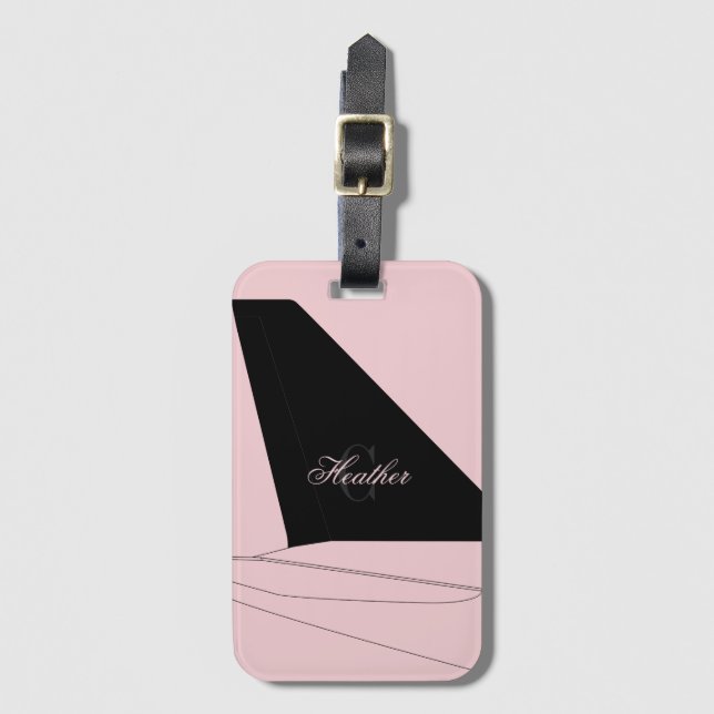 Etiqueta Para Maletas Jet-Setter (Anverso vertical)