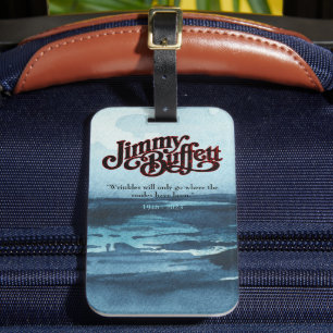 Etiqueta Para Maletas jimmy buffett margarita fins up