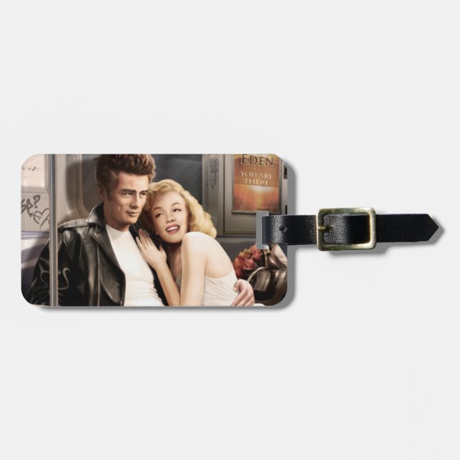 Etiqueta Para Maletas Jinetes del subterráneo (Frente Horizontal)