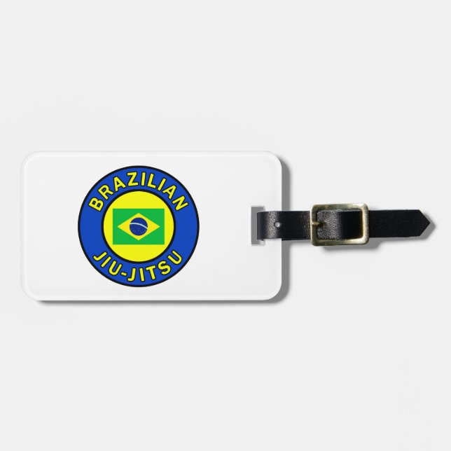 Etiqueta Para Maletas Jiu Jitsu (Frente Horizontal)