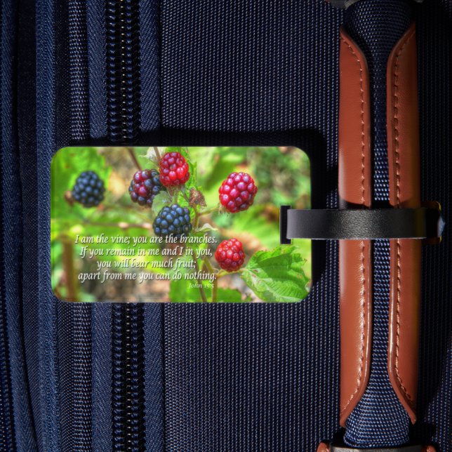 Etiqueta Para Maletas John 15:5 (Reverso  In Situ 2)