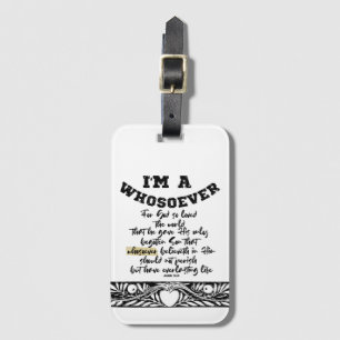 Etiqueta Para Maletas John 3.16