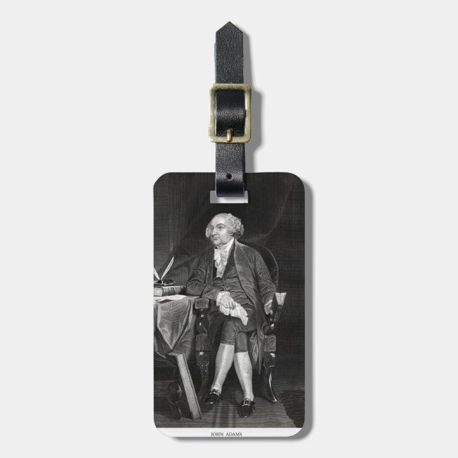 Etiqueta Para Maletas John Adams (Frente Vertical)