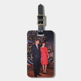 Etiqueta Para Maletas John Kennedy y Jacqueline