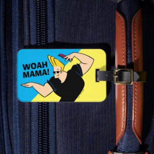 Etiqueta Para Maletas Johnny Bravo Combing Hair