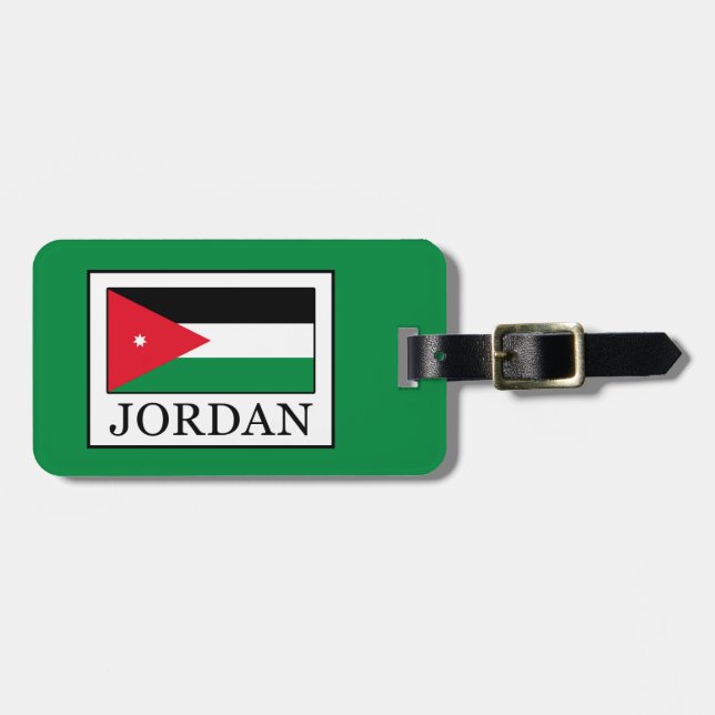 Etiqueta Para Maletas Jordania (Frente Horizontal)