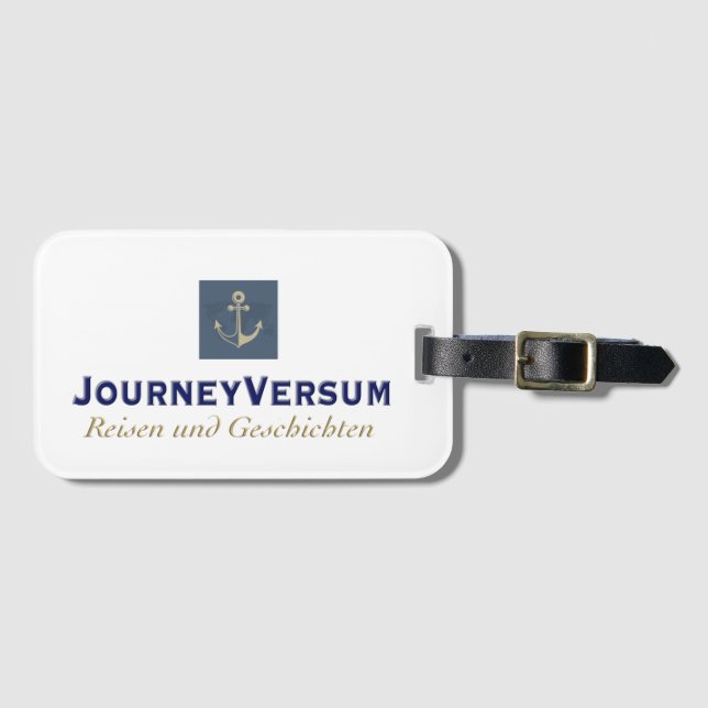 Etiqueta Para Maletas JourneyVersum Logo - Gepäckanhänger (Anverso horizontal)
