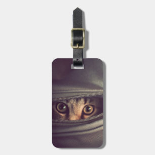Etiqueta Para Maletas Joven gatito de Tabaré