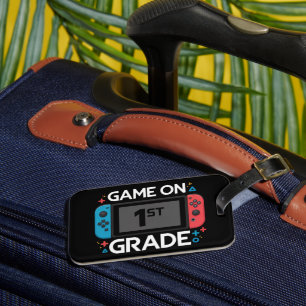 Etiqueta Para Maletas Juego Activado Grado 1ro De Regreso A La Escuela G