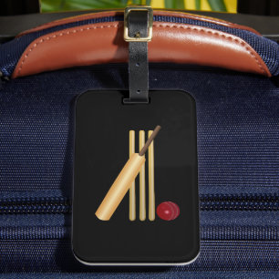 Etiqueta Para Maletas Juego de Cricket
