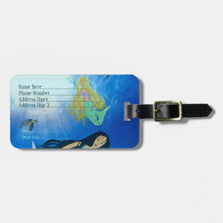 Etiqueta Para Maletas Juego submarino (Sirenita)