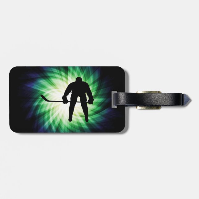 Etiqueta Para Maletas Jugador de hockey de Guay (Atrás Horizontal)