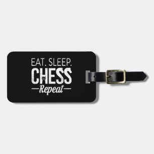 Etiqueta Para Maletas Jugador de repetición de ajedrez Sleep Jugador de