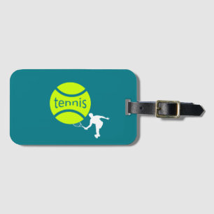Etiqueta Para Maletas Jugador de tenis