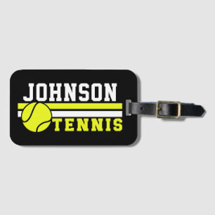 Etiqueta Para Maletas Jugador de tenis NOMBRE Ball Game Court Personaliz