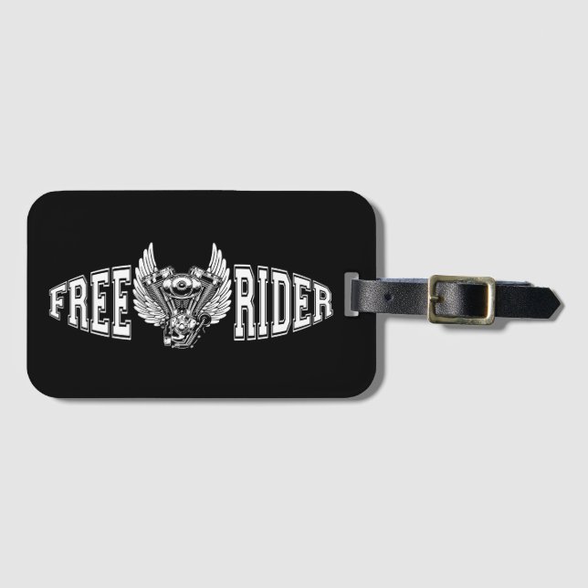 Etiqueta Para Maletas Jugador libre (Anverso horizontal)