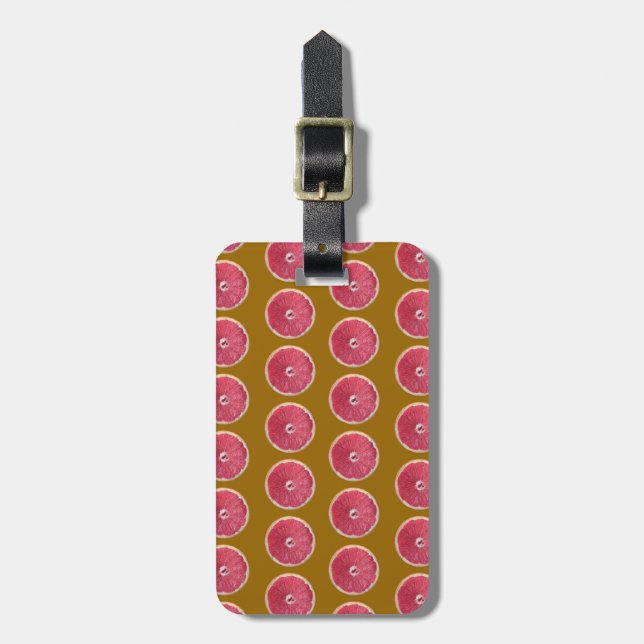 Etiqueta Para Maletas Juicy Red Grapefruit (Frente Vertical)